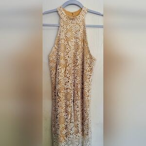 Lily rain halter lace Dress EUC Size  small